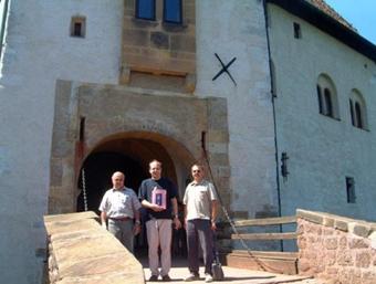 Gotha (Residenzstadt) 25.- 27.05.2005 - Mein Vater Ferdinand, Manfred und Peter auf der Wartburg (001)