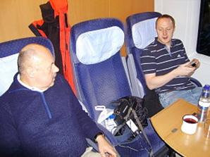 C�rdoba 22.- 26.11.2007 - Anreise Daniel, Manfred, Manuela und Martin, im ICE 611 nach M�nchen Hbf am 20.11.2007 (001)