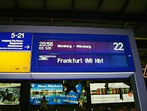 C�rdoba 22.- 26.11.2007 - Im ICE 520 nach N�rnberg am 20. November 2007