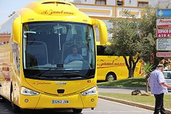 Sanlcar de Barrameda 17.- 21.05.2018 - Fahrt zum Mittagessen auf der Mesn el Rancho am 19. Mai 2018 (001)