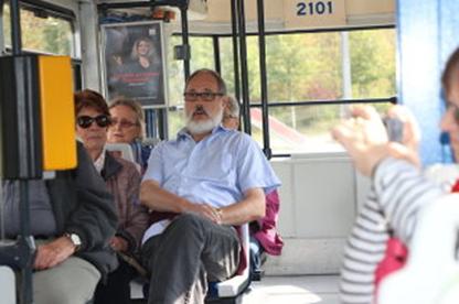 40 Jahre Internationaler Freundeskreis der Zugbegleiter Sektion Deutschland in Leipzig
(23.- 26.09.2019) Leipzig Stadtrundfahrt mit der Tatra-Straenbahn am 24.09.2019 (004)