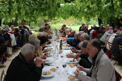 Toulouse 11.- 15.05.2023 - Mittagessen im Jardins des Martels, Lieu-dit les Martels, 81500 Giroussens am 13.05.2023 (002)